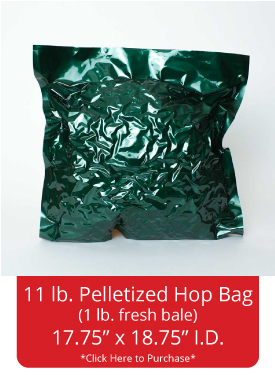 11lb pelletized hops bag